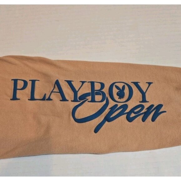 Playboy By PACSUN Golf Hall Of Fame Larchmont Long Sleeved Tee Mens Small Brown - Picture 5 of 8